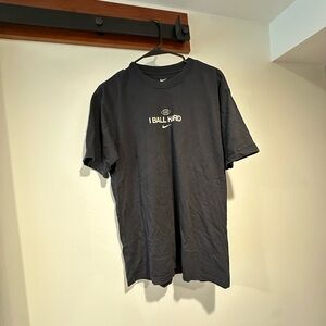 Nike Men's Dark Gray 'I Ball Hard' T-Shirt